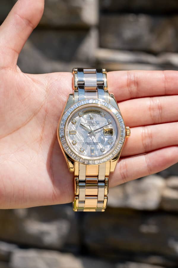 rolex day-date wristwatch