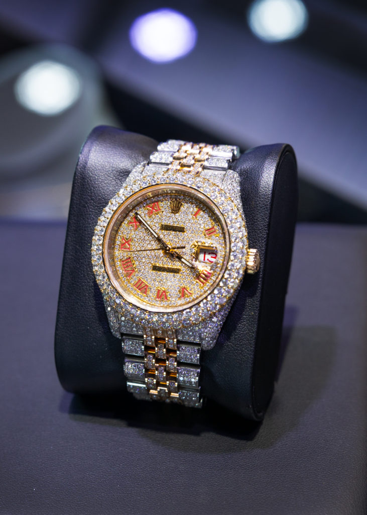 Rolex Datejust Iced Out Roman Wristwatch