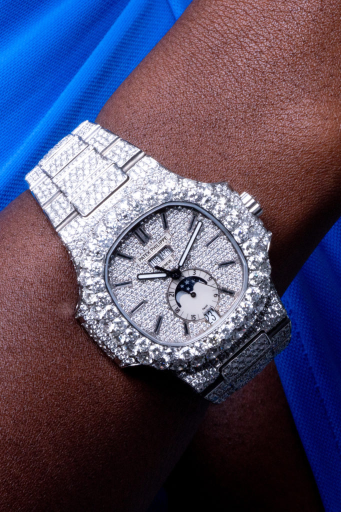 Patek Philippe Nautilus for Ladies Diamonds By Raymond Lee