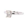 18k White Gold 1.01ct GIA Radiant Cut Diamond Engagement Ring