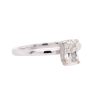 18k White Gold 1.01ct GIA Radiant Cut Diamond Engagement Ring