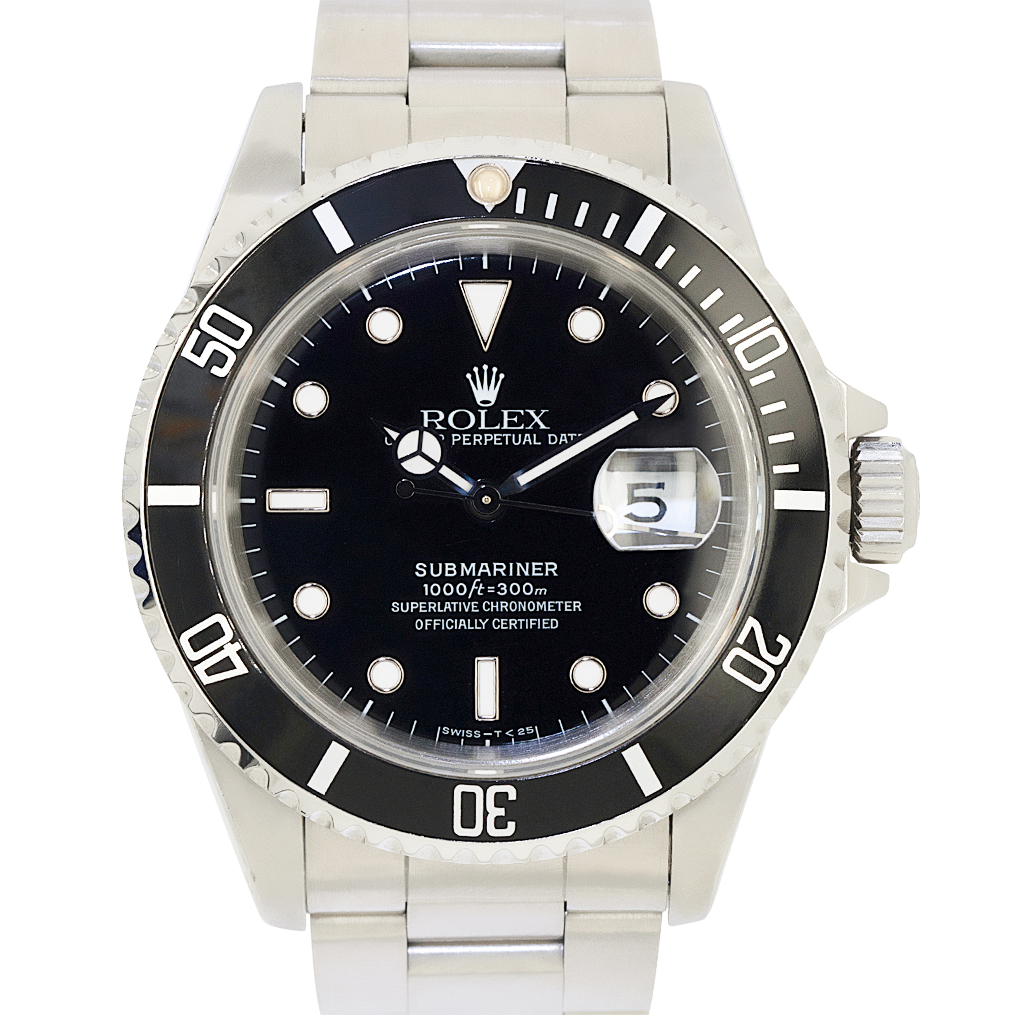 Rolex submariner clearance mens automatic watch