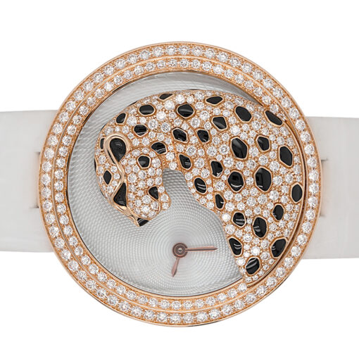 Cartier HPI00762 Panthere Divine Rose Gold Diamond Ladies Watch - Image 7