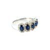 1.54ctw Sapphire Diamond Ring