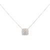 14k White Gold 0.50ctw Natural Diamond Pendant Necklace