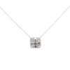 14k White Gold 0.50ctw Natural Diamond Pendant Necklace - Image 3