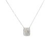 14k White Gold 0.50ctw Natural Diamond Pendant Necklace - Image 2