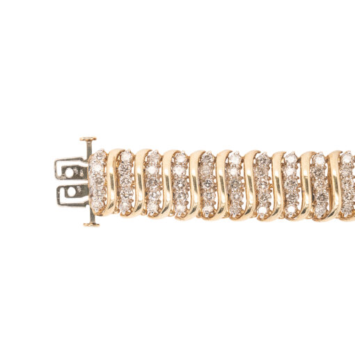 5ctw Diamond Snake Bracelet
