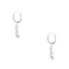 Gabriel & Co. 14k White Gold 0.99ctw Natural Diamonds Dangle Earrings - Image 3