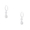 Gabriel & Co. 14k White Gold 0.99ctw Natural Diamonds Dangle Earrings - Image 2