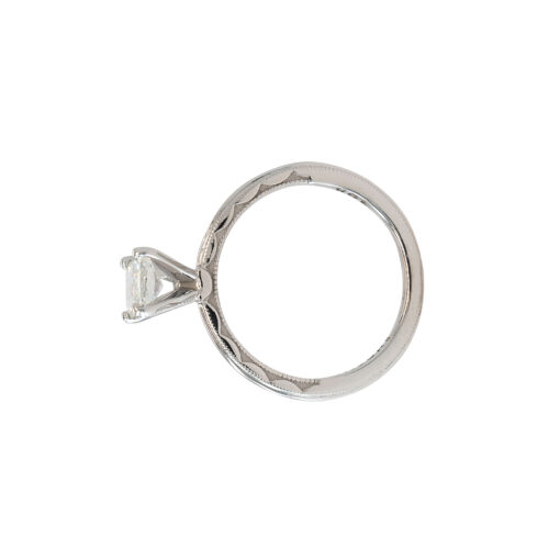 Tacori 18k White Gold GIA Certified 1.01ct Radiant Cut Natural Diamond - Image 11