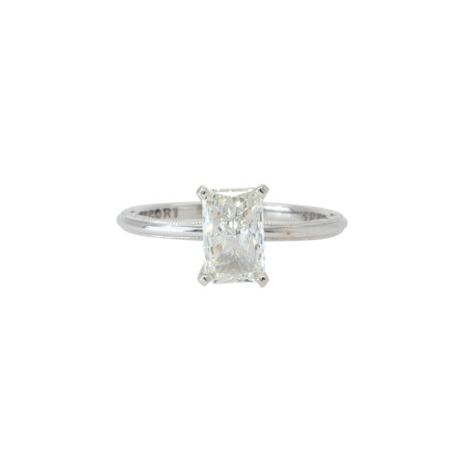 Tacori 18k White Gold GIA Certified 1.01ct Radiant Cut Natural Diamond - Image 2