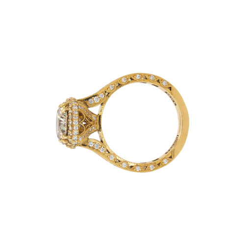 Tacori 18k Yellow Gold 2.36ct Round Brilliant Diamond Engagement Ring - Image 11