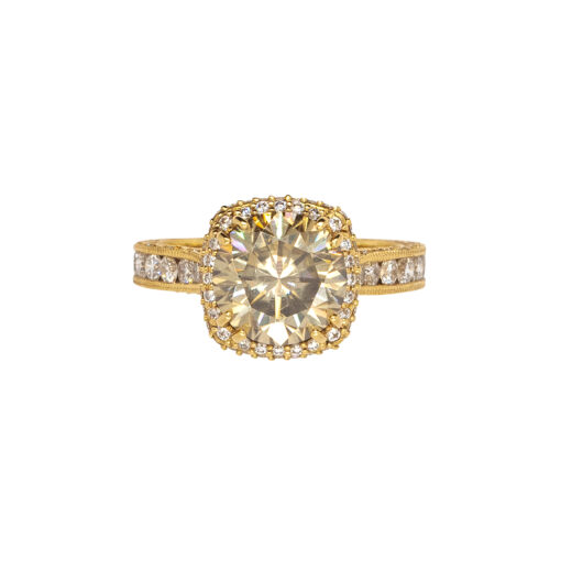Tacori 18k Yellow Gold 2.36ct Round Brilliant Diamond Engagement Ring - Image 2
