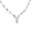 Platinum 14.05ctw Marquise Cut Diamond Necklace - Image 2