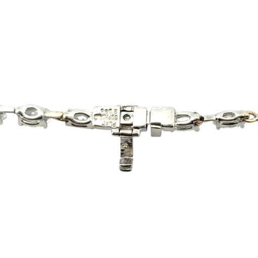Platinum 14.05ctw Marquise Cut Diamond Necklace - Image 8