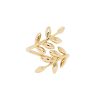 Gabriel & Co. 14k Yellow Gold Olive Leaf Bypass Ring