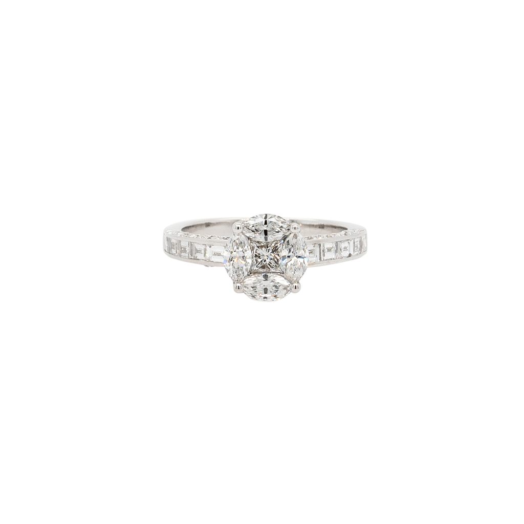 0.58ct Diamond Engagement Ring