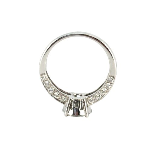 18k White Gold 0.58ct Marquise and Princess Cut Natural Diamond Engagement Ring - Image 9