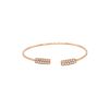 18k Rose Gold 1.24ct Round Brilliant Natural Diamond Bangle