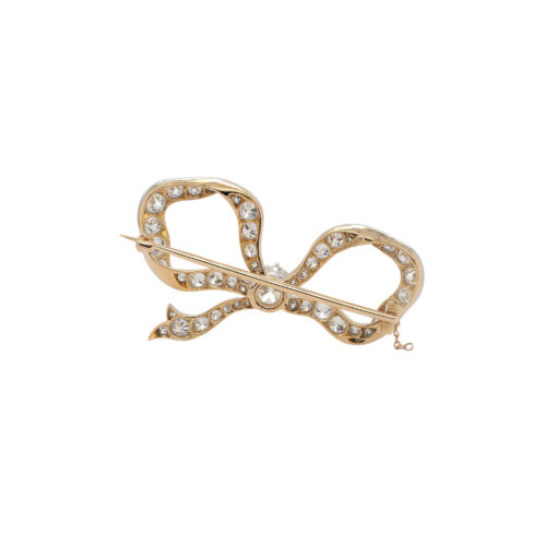 Tiffany Diamond Bow Brooch