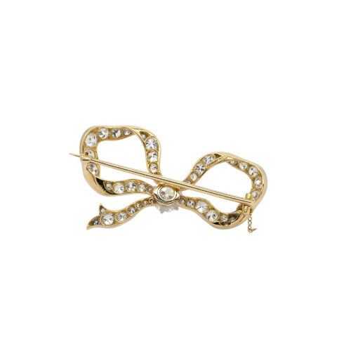 Tiffany Diamond Bow Brooch