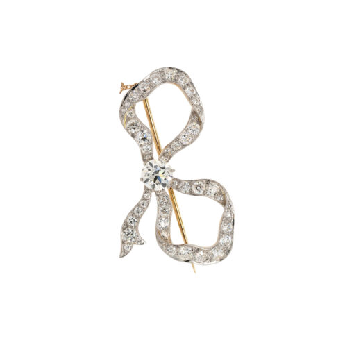 Tiffany Diamond Bow Brooch