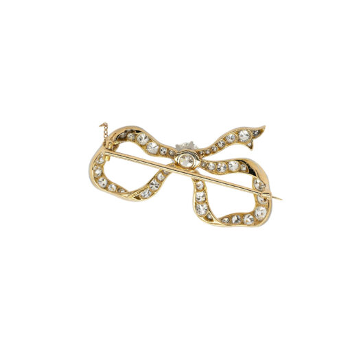 Tiffany Diamond Bow Brooch