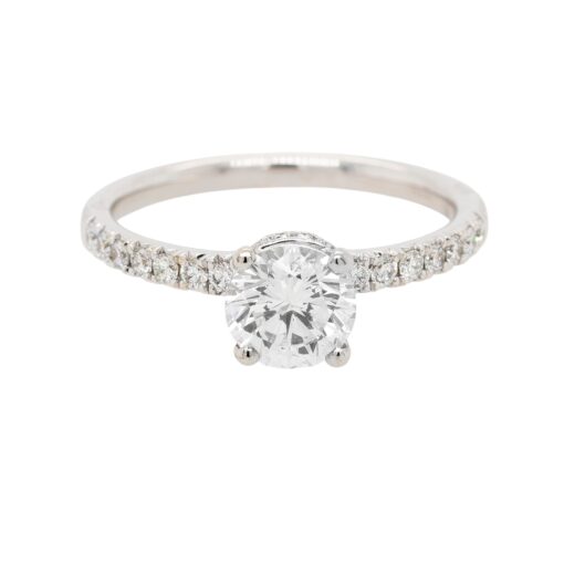 18k White Gold 1.03ct GIA-Certified Round Brilliant Diamond Ring - Image 2