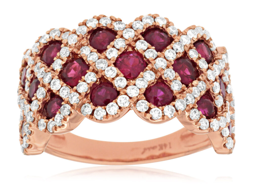 Ruby Criss Cross Ring