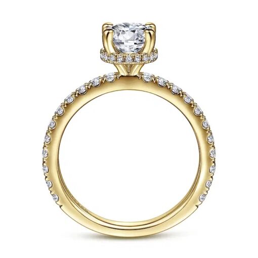 14K Yellow Gold 1.54ctw Solitaire Engagement Ring - Image 7
