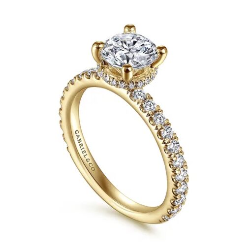 14K Yellow Gold 1.54ctw Solitaire Engagement Ring - Image 8