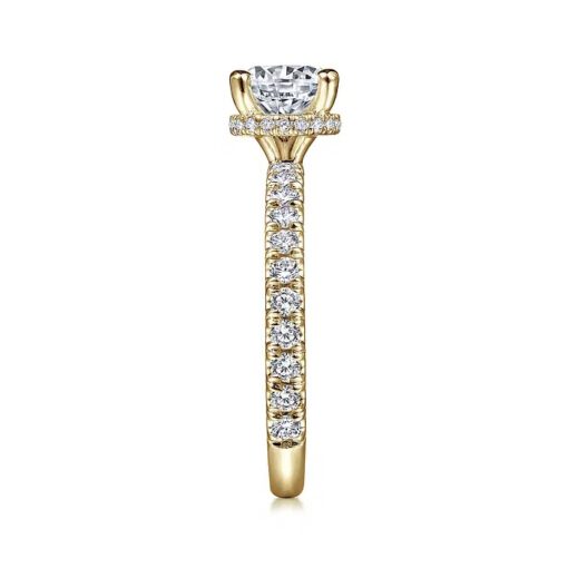 14K Yellow Gold 1.54ctw Solitaire Engagement Ring - Image 9