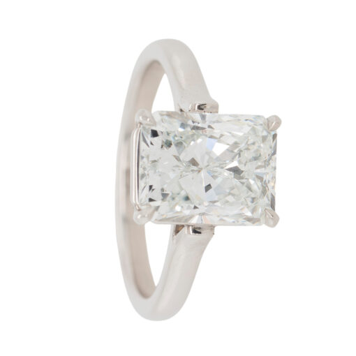 Platinum Ring 3.20ct GIA-Certified Radiant Brilliant-Cut Diamond - Image 5