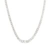 19.06ctw Graduated Tennis Necklace
