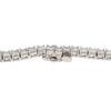 18k White Gold 19.06ctw Graduated Diamond Tennis Necklace - Image 5