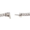 18k White Gold 19.06ctw Graduated Diamond Tennis Necklace - Image 6