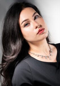 Diamond Flower Drop Necklace