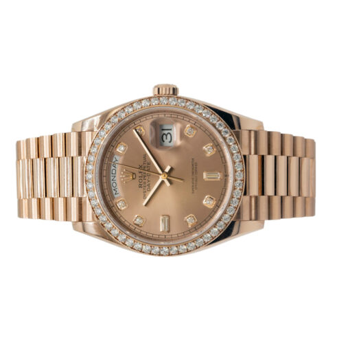 Rolex 128345RBR Day-Date 36mm All Factory Diamond Dial and Bezel Watch - Image 7