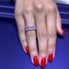 14k White Gold Vintage Ring Set with Natural Diamonds - Image 14