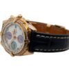 Breitling Chronomat 18k Yellow Gold Mother of Pearl Dial and Diamond Bezel Watch - Image 5