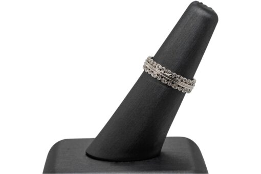 Cathy Waterman Platinum Double Natural Diamond Row Eternity Ring - Image 4