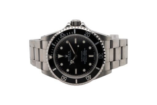 Vintage Rolex Submariner 5513 Stainless Steel Black Dial Watch - Image 4