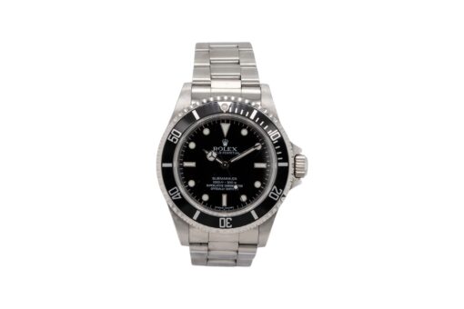 Vintage Rolex Submariner 5513 Stainless Steel Black Dial Watch