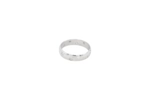 14k White Gold 0.20ctw Diamond Wedding Band