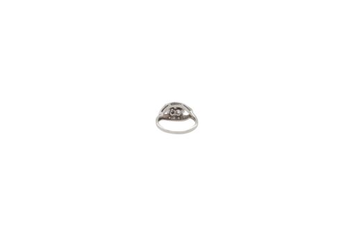 14k White Gold Two Stone Ring 1.25ctw of Natural Diamonds - Image 5