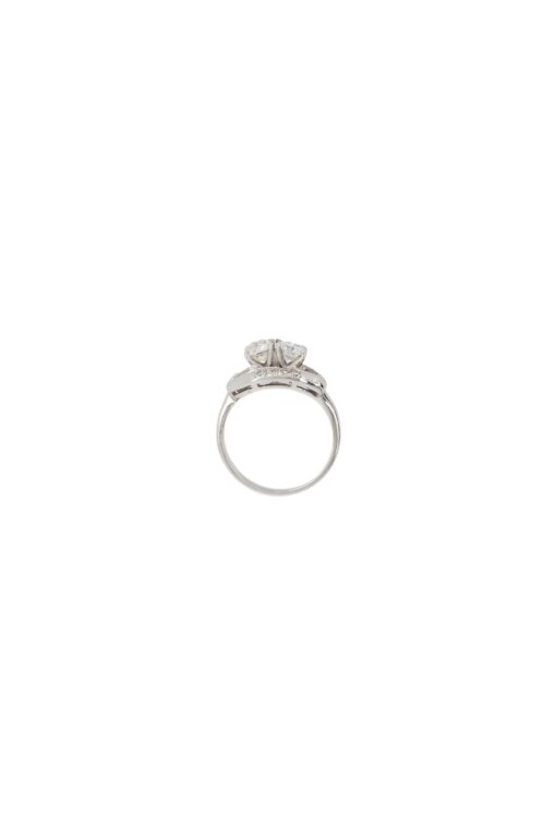 14k White Gold Two Stone Ring 1.25ctw of Natural Diamonds - Image 2