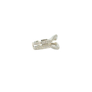 14k White Gold Approximately 0.5ctw Natural Diamond Enhancer Ring