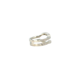 14k White Gold Approximately 0.5ctw Natural Diamond Enhancer Ring