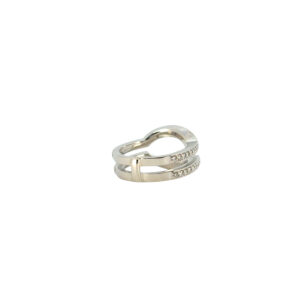 14k White Gold Approximately 0.5ctw Natural Diamond Enhancer Ring